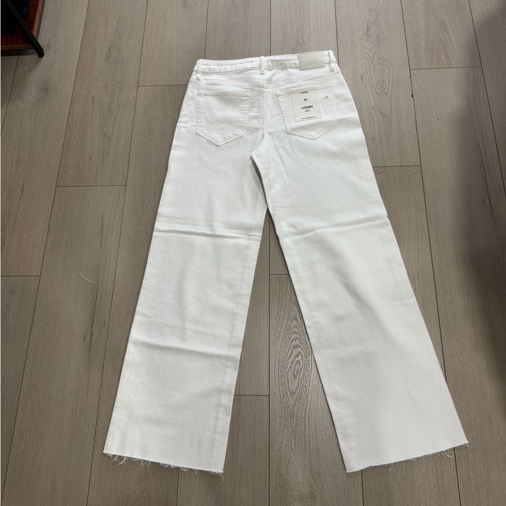 Hidden Denim White Wide Leg Dad Jean - Picture 8 of 8